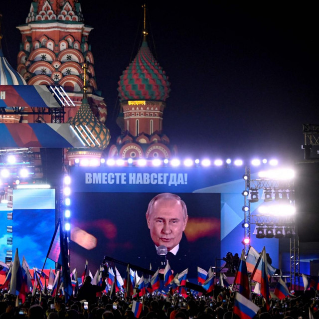 Vladimir Putin tijekom obraćanja naciji u Moskvi