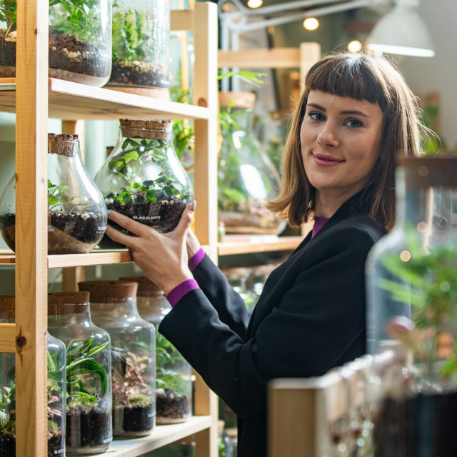 Ana Hrgovčić, dizajnerica biljnih terarija i vlasnica brenda BILJKE.PLANTS