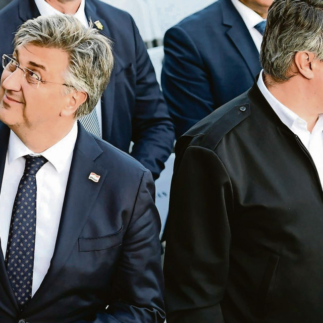 Andrej Plenković i Zoran Milanović