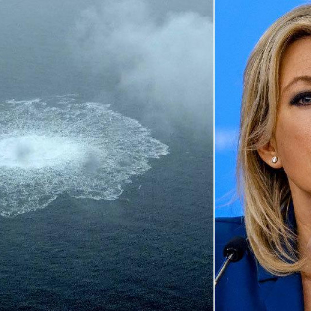 Curenje plina nakon incidenta na plinovodima; Maria Zaharova