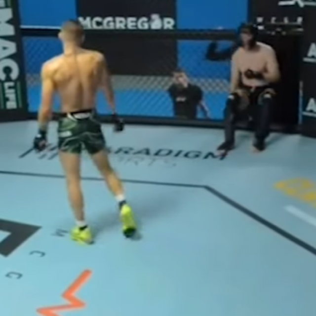 Conor McGregor i sparing partner
