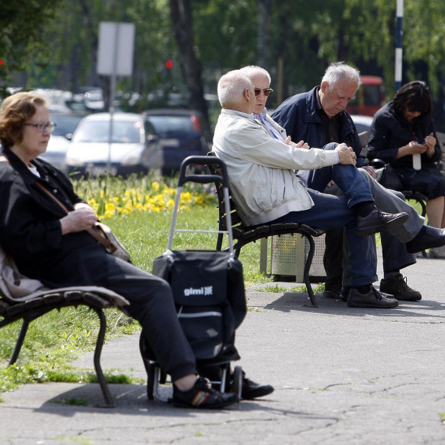 Umirovljenici (ilustracija)