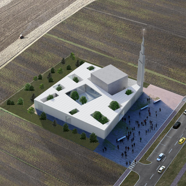 Budući Islamski centar u Osijeku