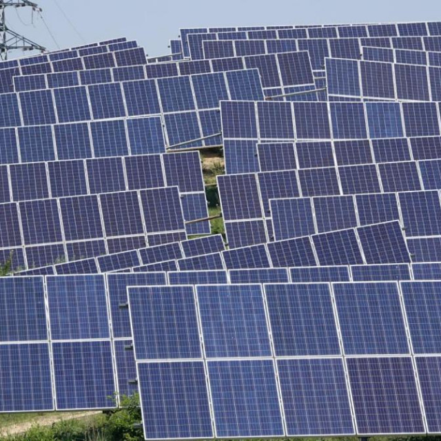 Solarna elektrana; ilustracija