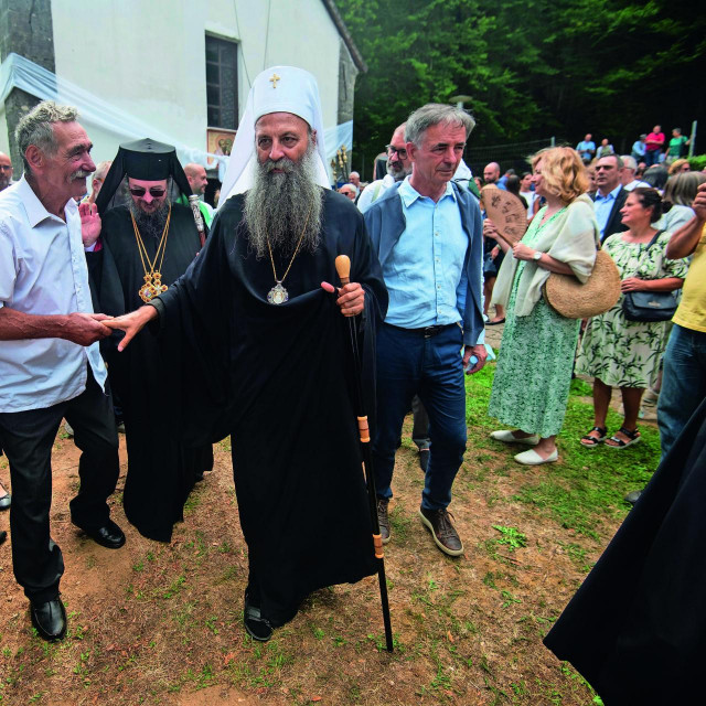 Patrijarh srpski Porfirije i Milorad Pupovac