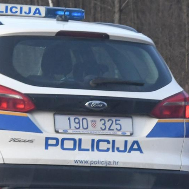 Ilustracija, policijsko vozilo