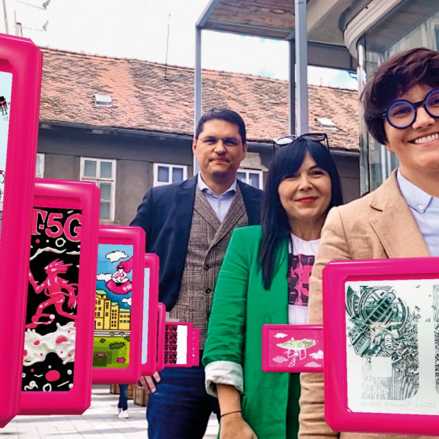 Igor Vukasović, direktor korporativnih komunikacija, Danijela Bačić, brend menadžerica i Katarina Šporčić, voditeljica trade marketing tima Hrvatskog Telekoma