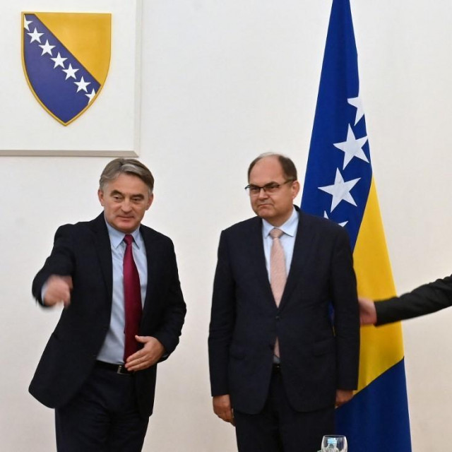 Christian Schmidt, Željko Komšić i Šefik Džaferović