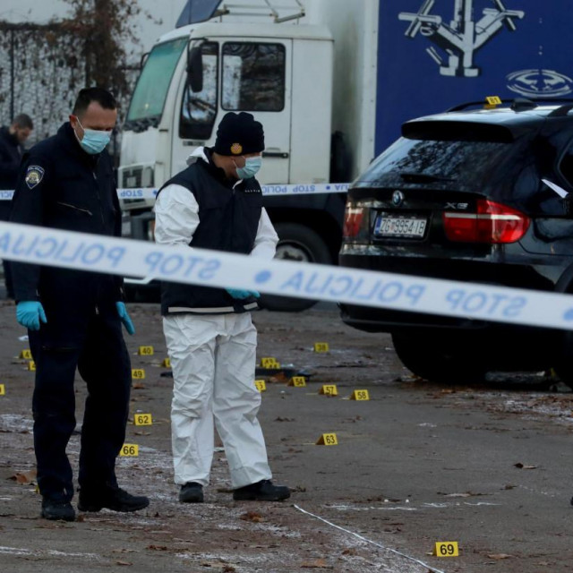 Očevid nakon pucnjave u Ivekovićevoj ulici