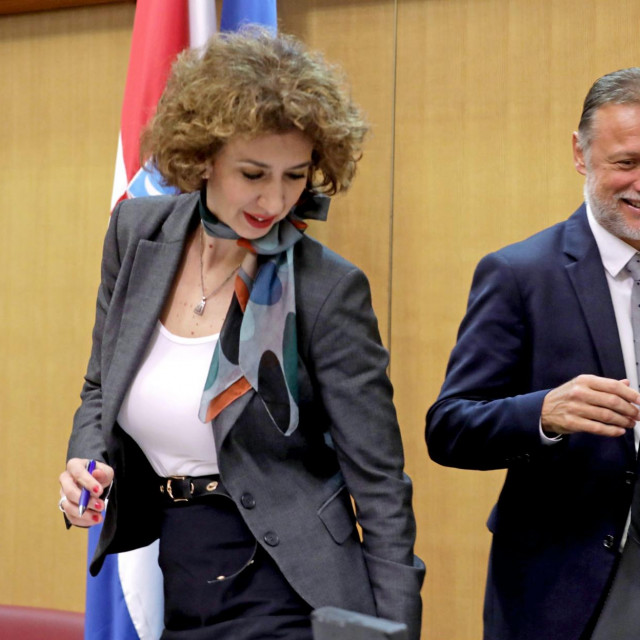 Kristina Zadro Omrčen i Gordan Jandroković