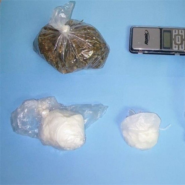 Droga zaplijenjena kod 24-godišnjaka na splitskom području