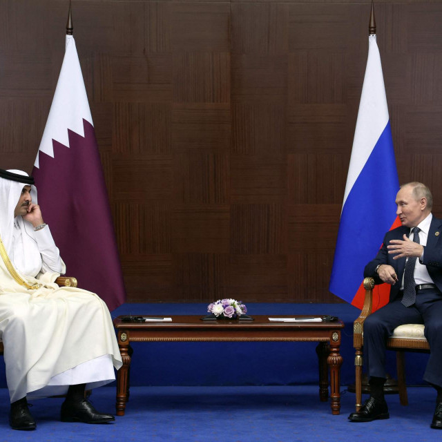 Putin s katarskim šeikom