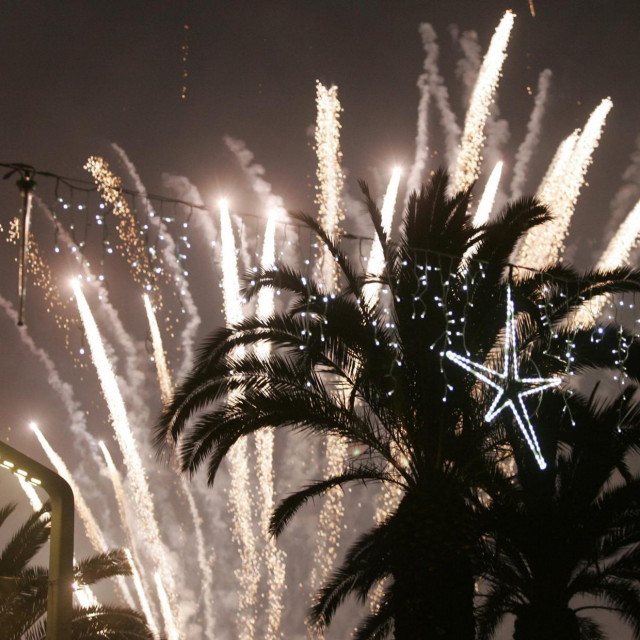 Vatromet na splitskoj rivi