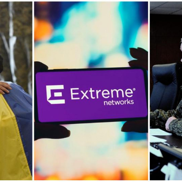 Pogreb ukrajinskog dobrovoljca/ logo tvrtke Extreme Networks/ Valerij Gerasimov, načelnik Glavnog stožera ruske vojske