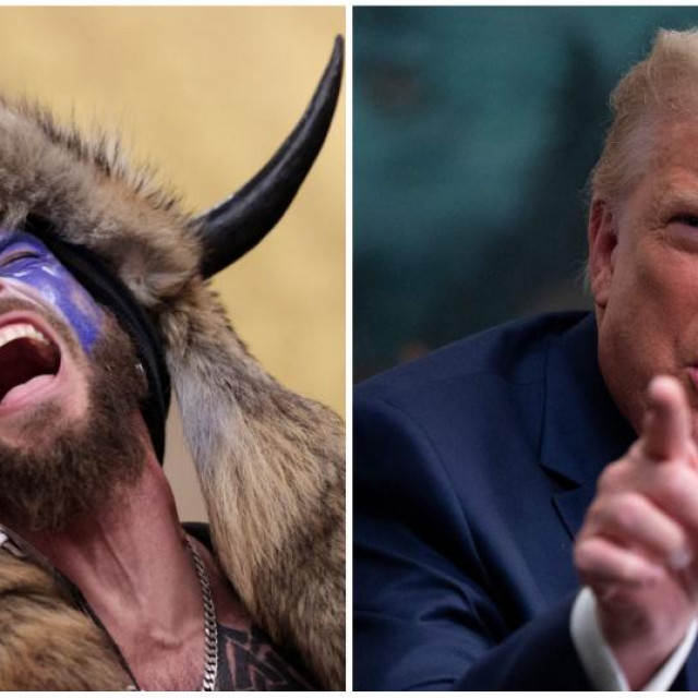 Prizori upada u američki Kongres 6. siječnja/ Donald Trumo