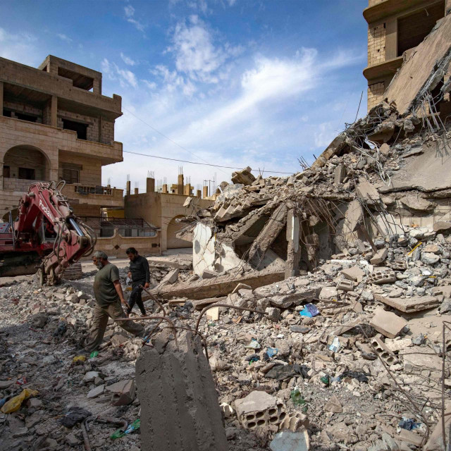 Razrušena Raqa u Siriji (ilustracija)