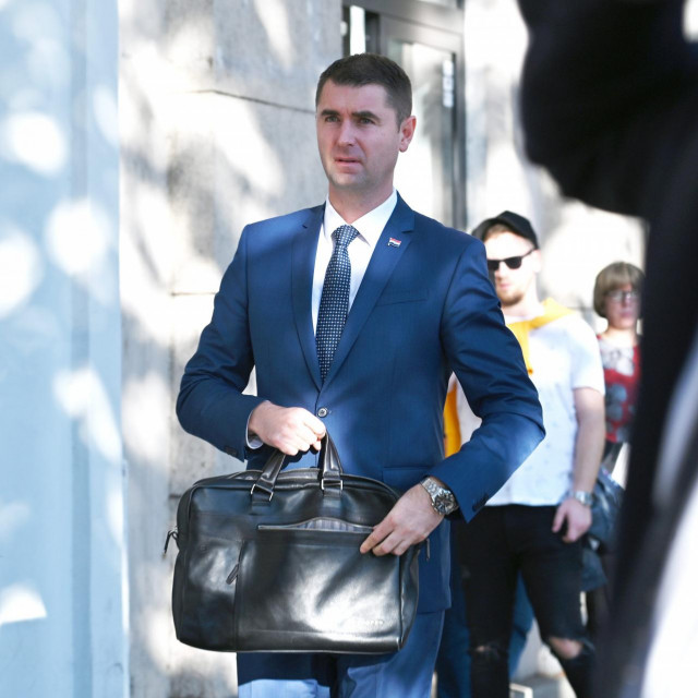 Davor Filipović dolazi na sjednicu šireg Predsjedništva HDZ-a