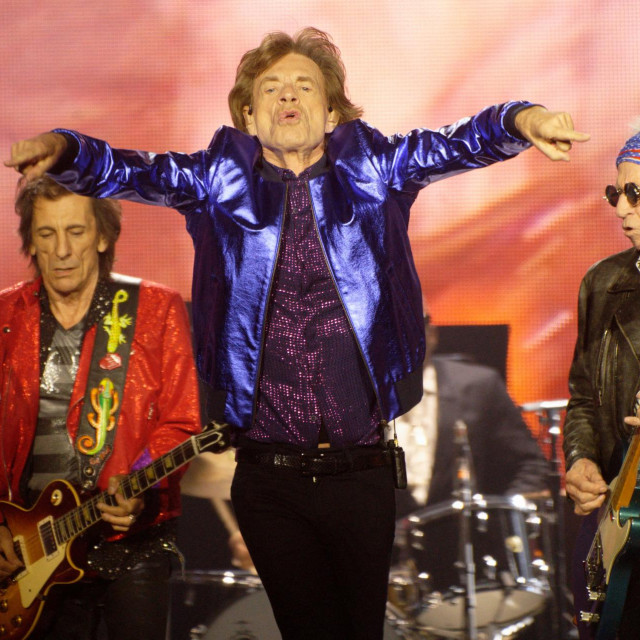 Ron Wood, Mick Jagger i Keith Richards