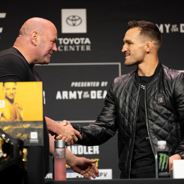Dana White i Michael Chandler