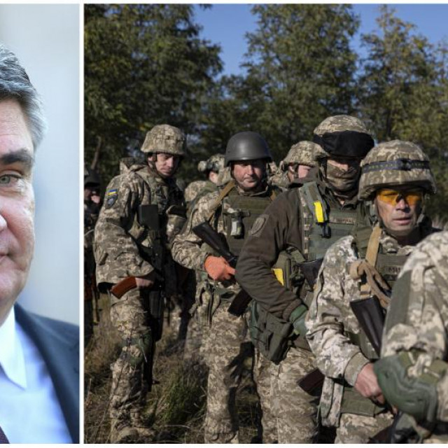 Zoran Milanović/ ukrajinski vojnici