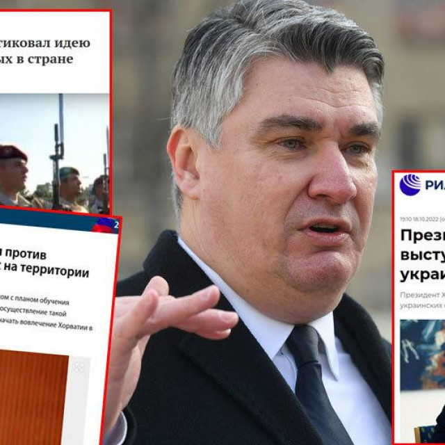 Zoran Milanović i članci na ruskim portalima o hrvatskom predsjedniku