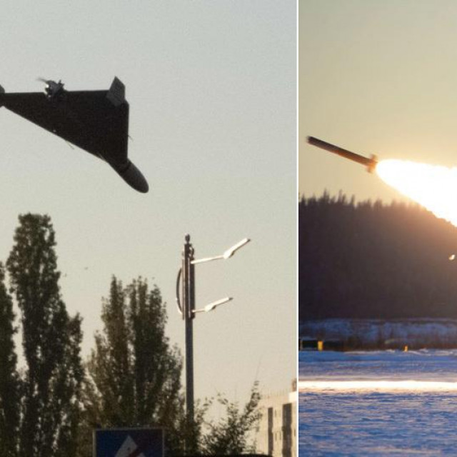 Iranski dron i sustav protuzračne obrane/Ilustracija