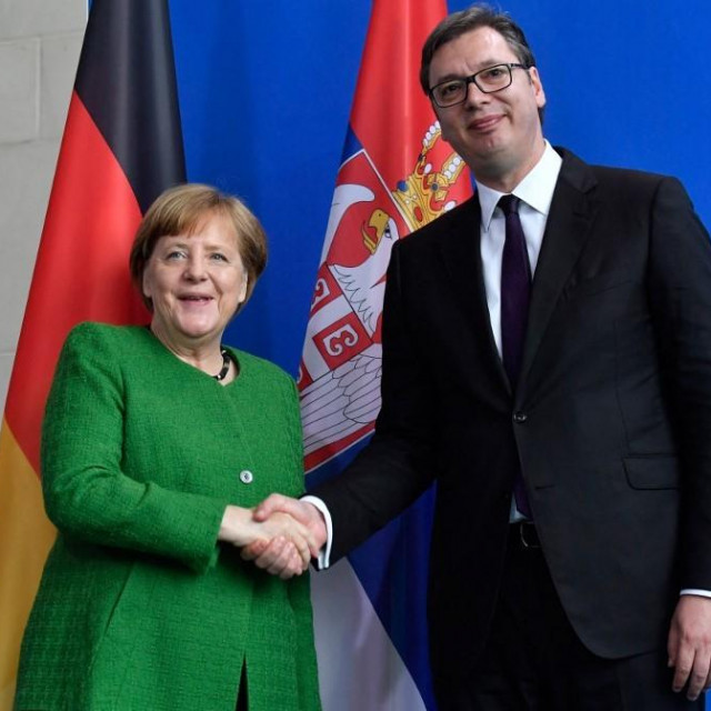 Angela Merkel i Aleksandar Vučić
