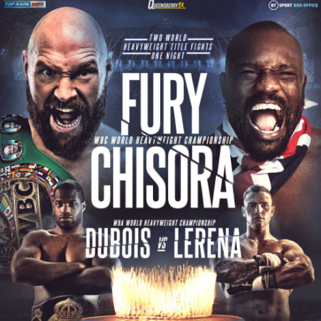 Fury vs. Chisora - službeni poster