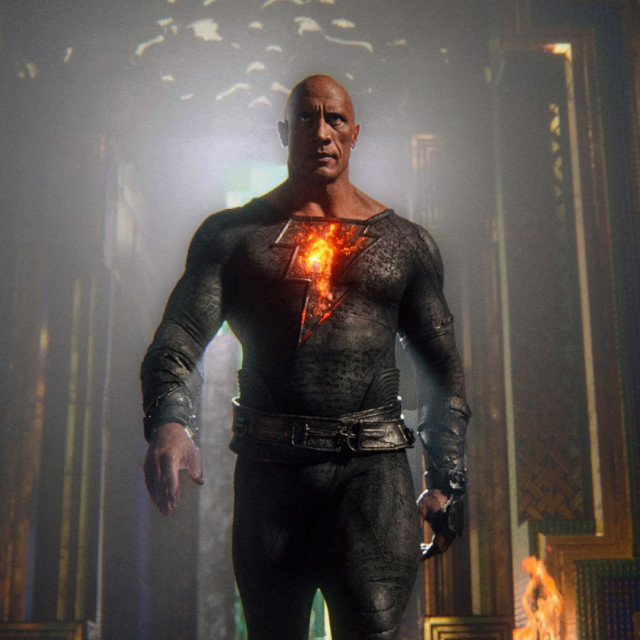 Dwayne Johnson kao Black Adam u filmu ”Black Adam”
