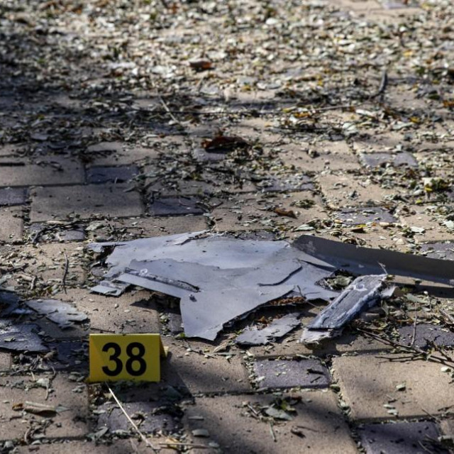 Ostaci drona ‘kamikaze‘ u Kijevu