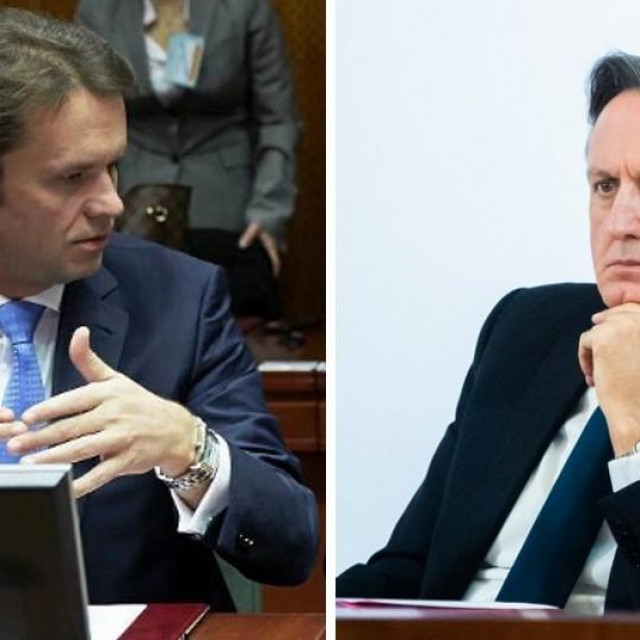 Smijenjeni crnogorski ministri Konjević i Krivokapić