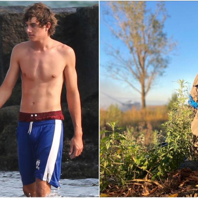 Conor Kennedy s Taylor Swift 2012. godine i Conor Kennedy na ukrajinskom bojištu