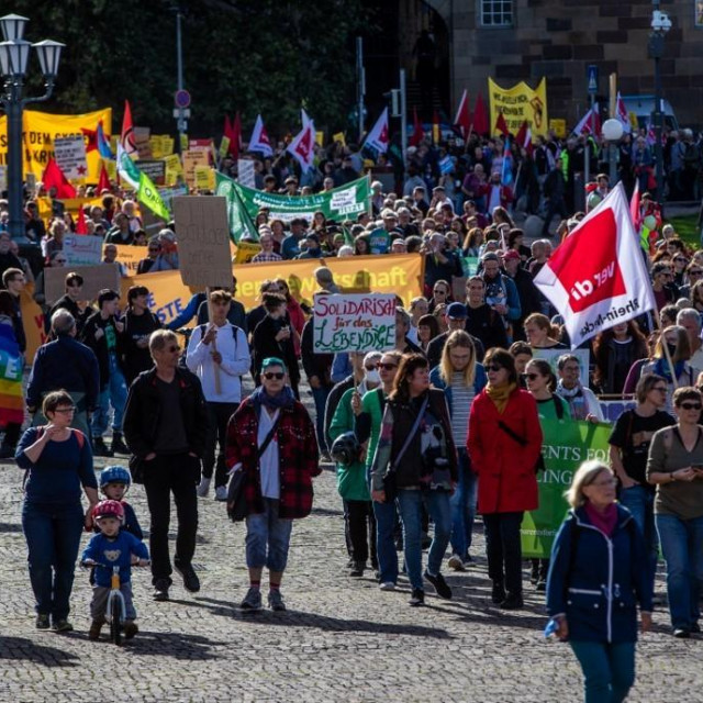 Prosvjednici u Berlinu