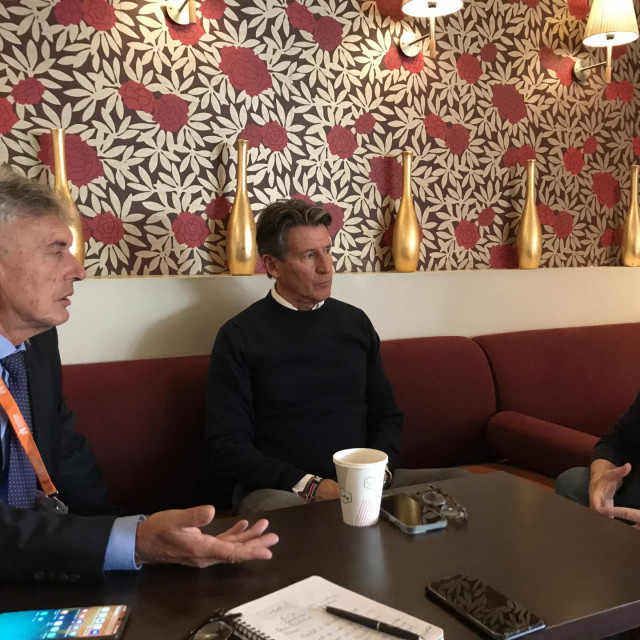 Ivan Veštić, Sebastian Coe i Vladimir Mikulec
