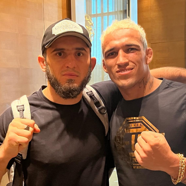 Islam Makhachev i Charles Oliveira