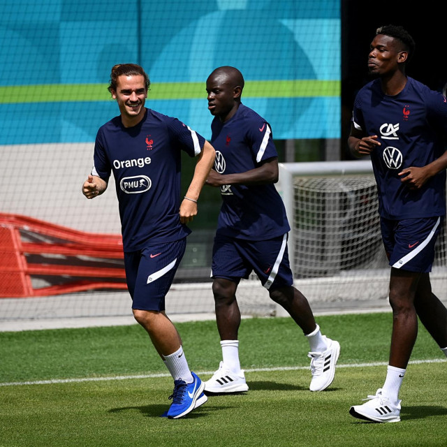 Griezmann, Kante i Pogba