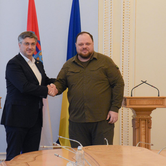 Andrej Plenković i Ruslan Stefančuk