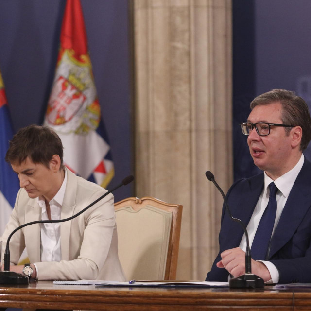 Ana Brnabić i Aleksandar Vučić