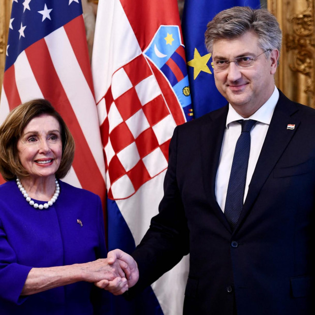 Nancy Pelosi i Andrej Plenković