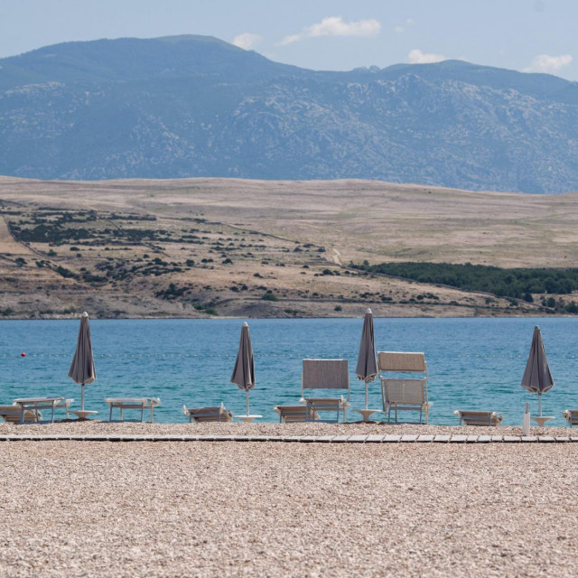 Plaža na Pagu (ilustracija)