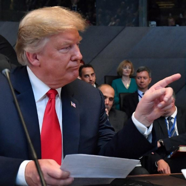 Donald Trump na NATO samitu u Bruxellesu 2018. godine