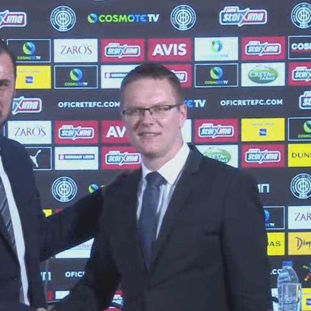 Valdas Dambrauskas s predsjednikom OFI-ja