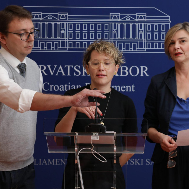 Bojan Glavašević, Ivana Kekin i Sandra Benčić