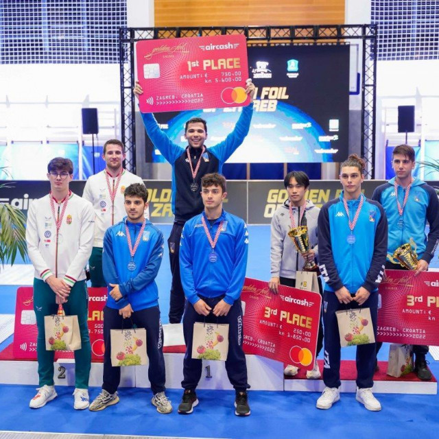 Održan 3. međunarodni mačevalački turnir Golden foil of Zagreb