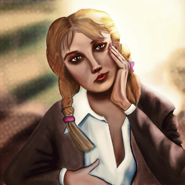 Ilustracija pop-zvijezde Britney Spears