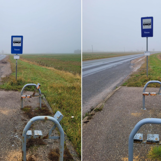 Vandalizirane klupice u Latviji
