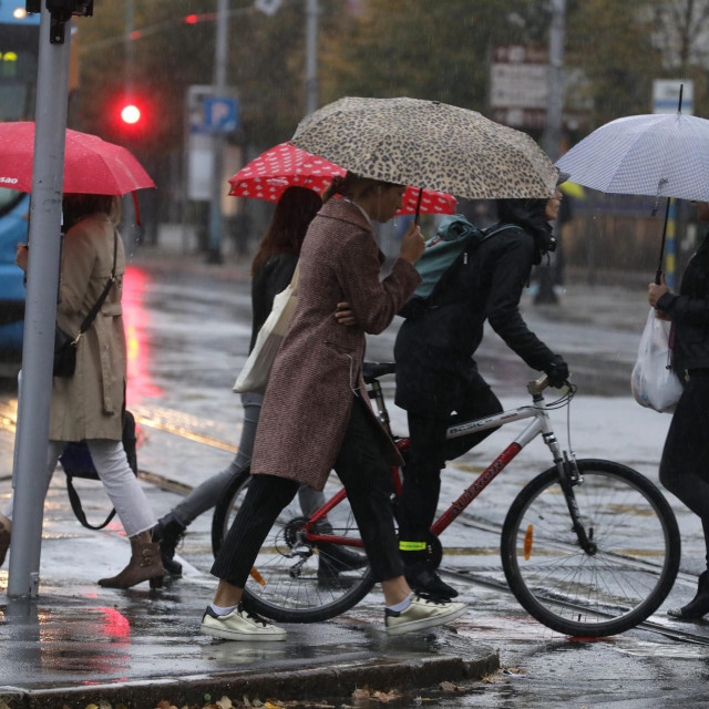 Kiša u Zagrebu
