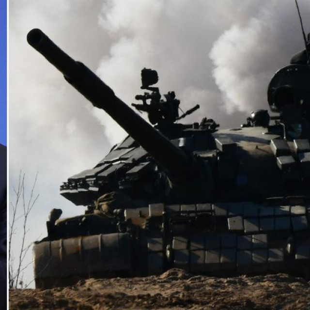 Jens Stoltenberg i ruski tenk