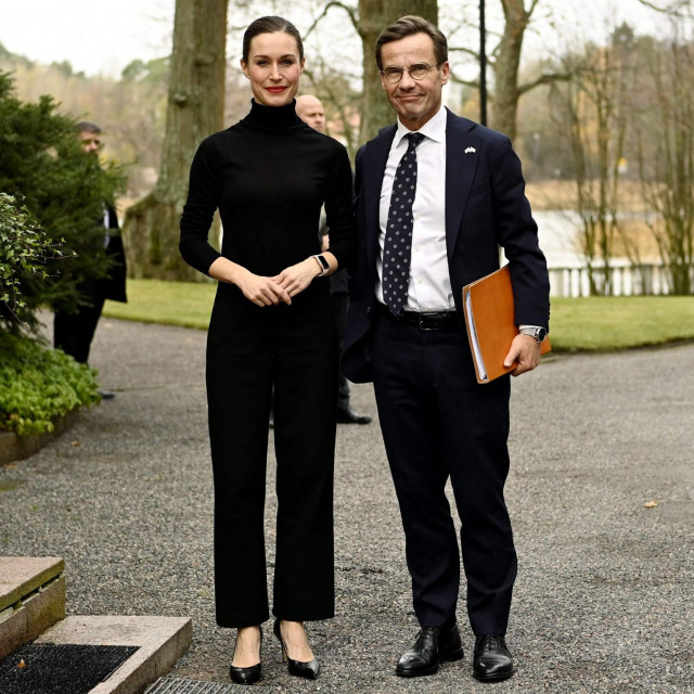 Sanna Marin i Ulf Kristersson