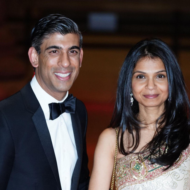 Rishi Sunak i njegova supruga